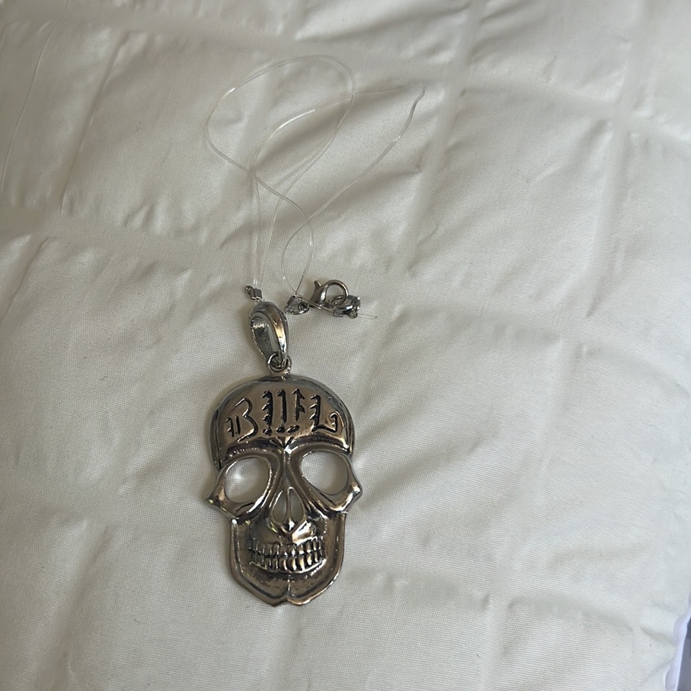 Skull necklace bought from boutique.